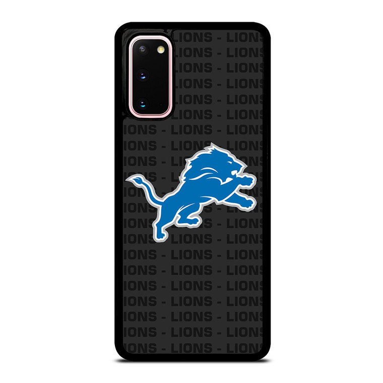 DETROIT LIONS FOOTBALL TEXT Samsung Galaxy S20 Case Cover