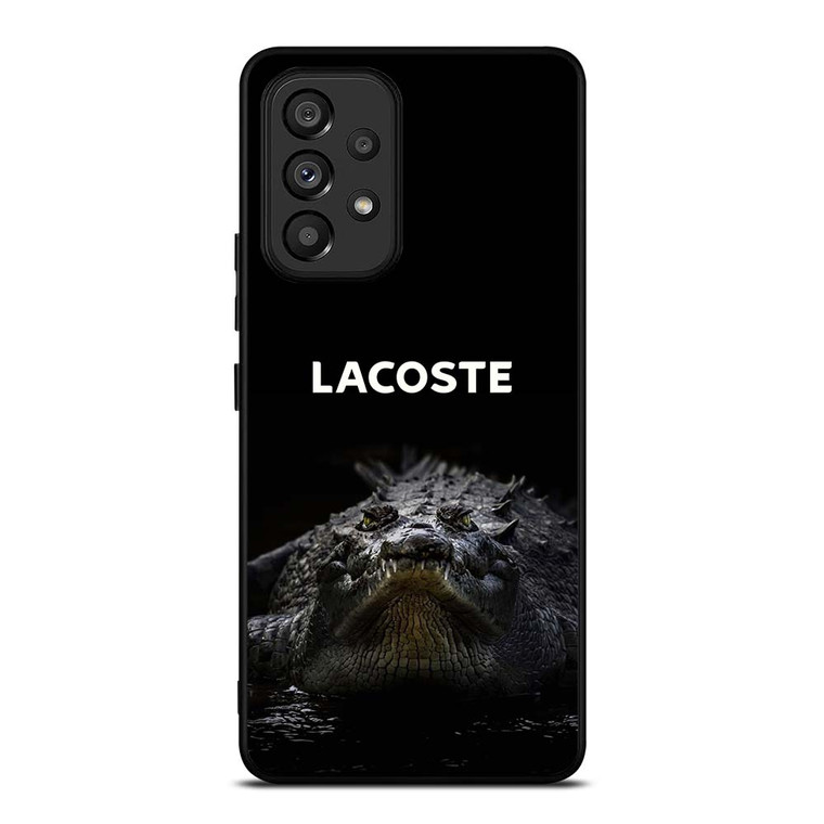 LACOSTE CROCODILE BLACK Samsung Galaxy A53 Case Cover