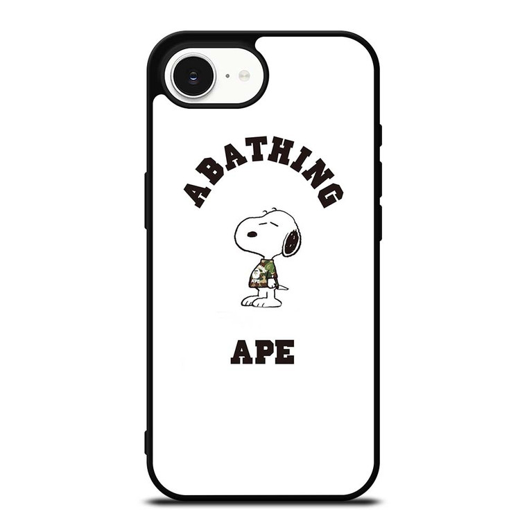 A BATHING APE BAPE SNOOPY iPhone 16e Case Cover
