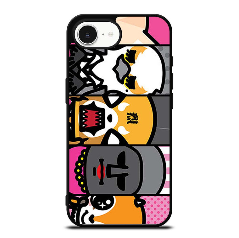 AGGRETSUKO CARTOON COLLAGE iPhone 16e Case Cover