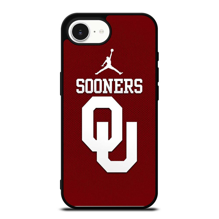 AIR JORDAN OKLAHOMA SOONERS UNIVERSITY FOOTBALL TEAM LOGO iPhone 16e Case Cover