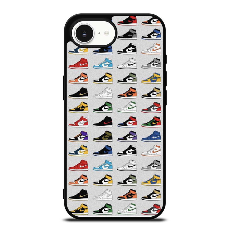 AIR JORDAN SHOES COLLAGE iPhone 16e Case Cover