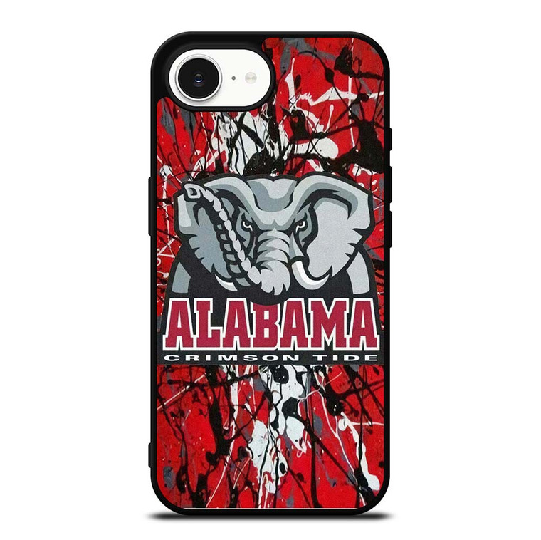 ALABAMA CRIMSON TIDE SPLASHED LOGO iPhone 16e Case Cover