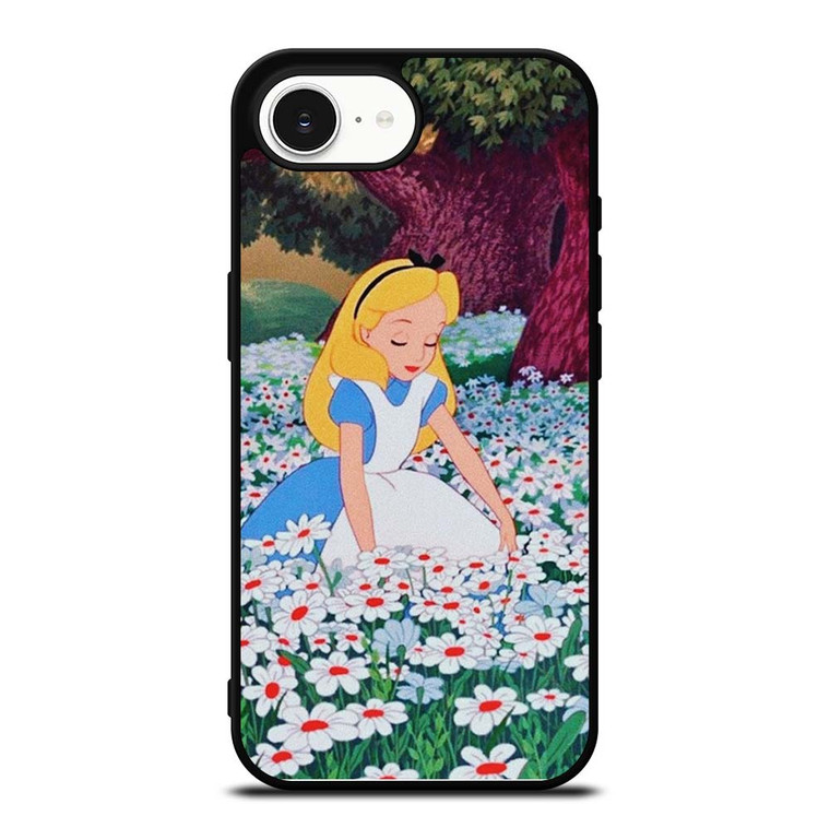 ALICE IN WONDERLAND FLOWER iPhone 16e Case Cover