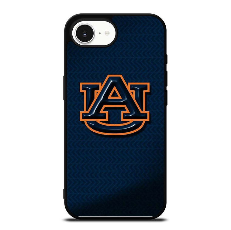 AUBRUN TIGERS FOOTBALL UNIVERSITY TEAM LOGO BLUE iPhone 16e Case Cover