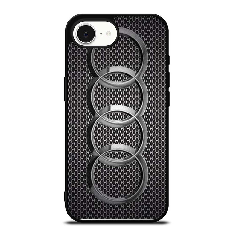 AUDI CAR METAL LOGO iPhone 16e Case Cover AUDI CAR METAL LOGO iPhone 16e Case Cover