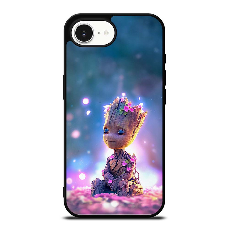 BABY GROOT FLOWER iPhone 16e Case Cover
