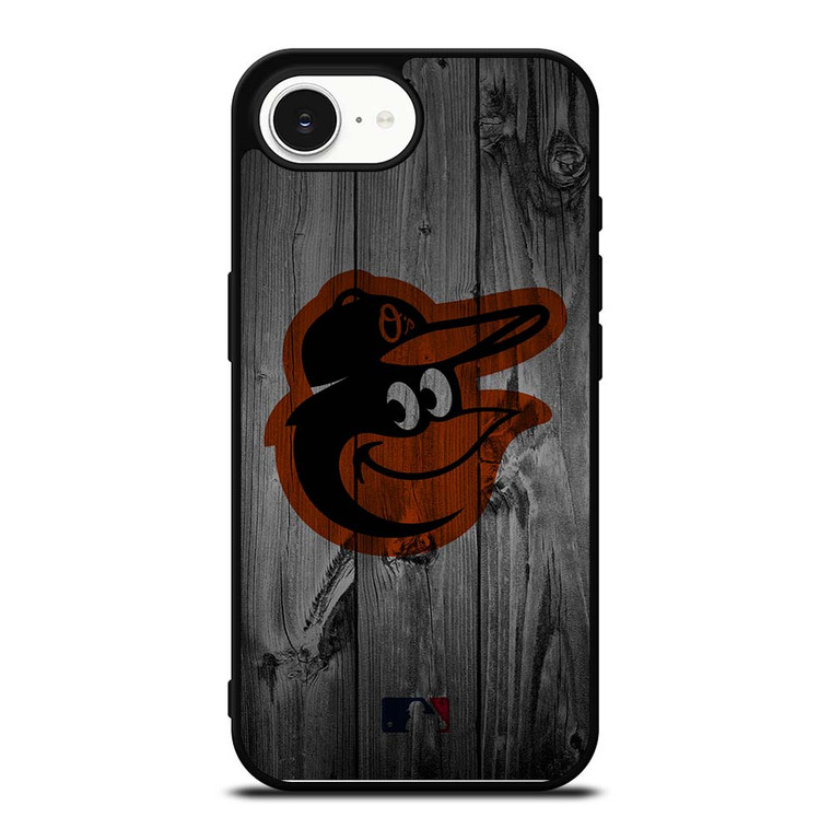 BALTIMORE ORIOLES BASEBALL MLB WOOD LOGO iPhone 16e Case Cover