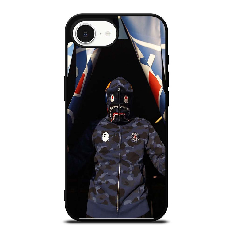 BAPE CAMO SHARK PARIS SAINT GERMAIN iPhone 16e Case Cover