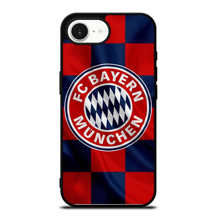 BAYERN MUNCHEN FC FLAG LOGO iPhone 16e Case Cover