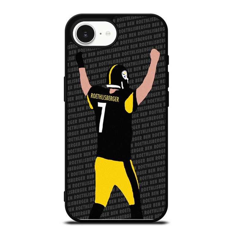 BEN ROETHLISBERGER PITTSBURGH STEELERS CARTOON iPhone 16e Case Cover