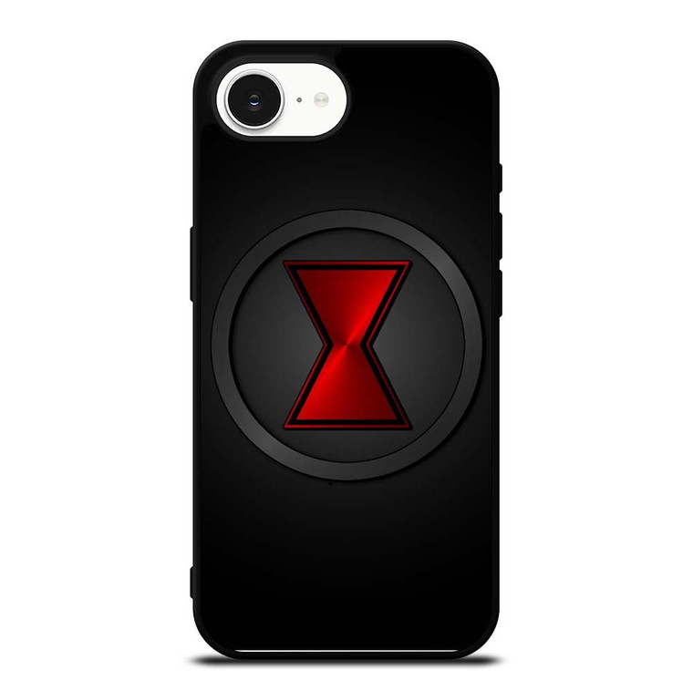 BLACK WIDOW METAL LOGO iPhone 16e Case Cover