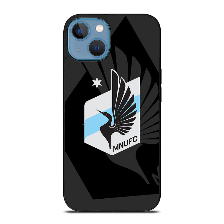 MINNESOTA UNITED FC MLS BLACK iPhone 13 Case Cover
