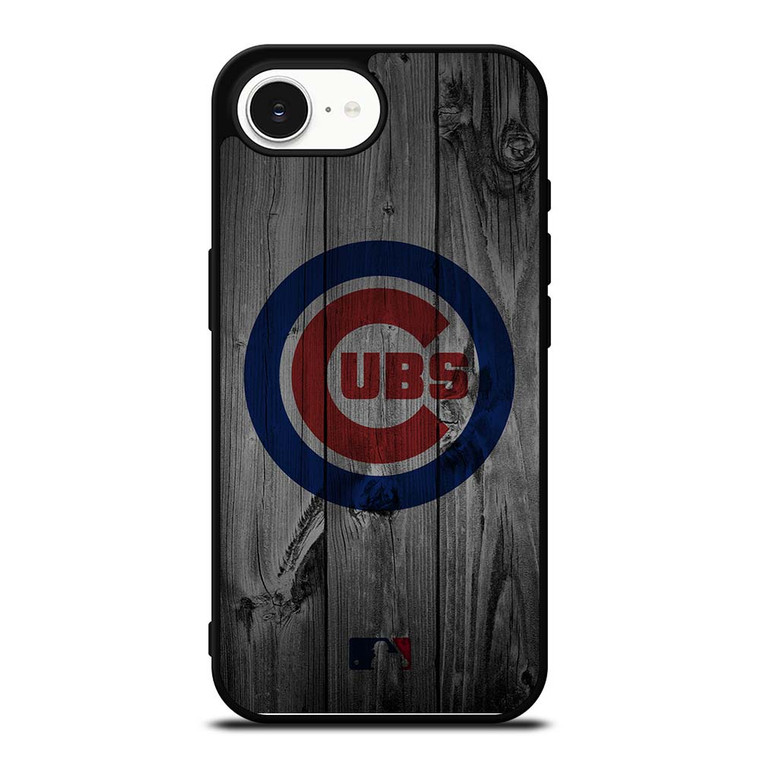 CHICAGO CUBS BASEBALL MLB WOOD LOGO iPhone 16e Case Cover