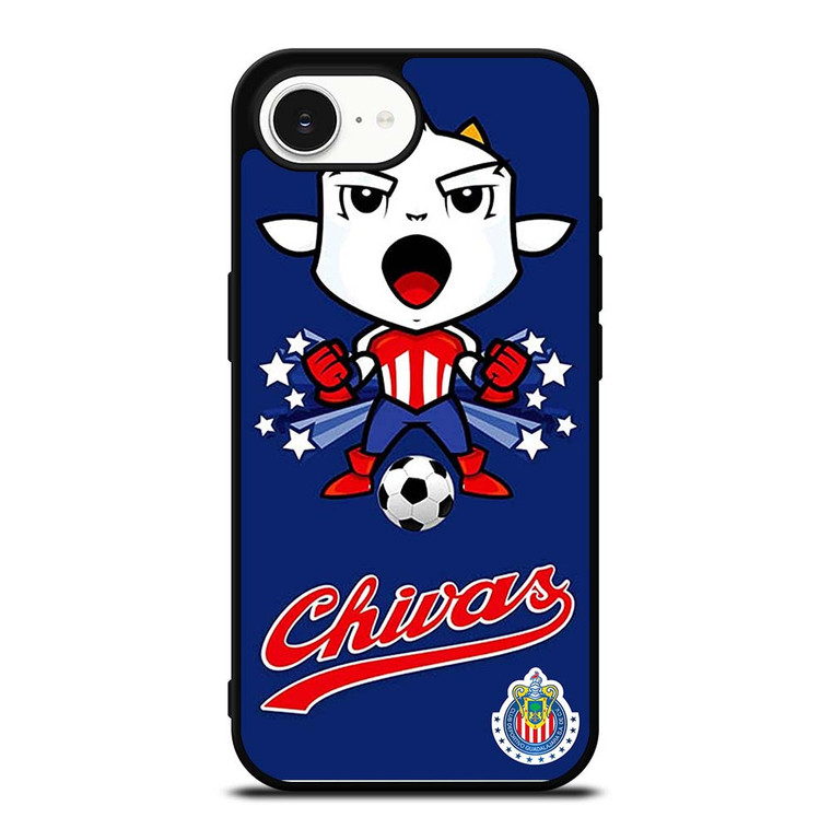 CHIVAS DE GUADALAJARA FOOTBALL MASCOT iPhone 16e Case Cover