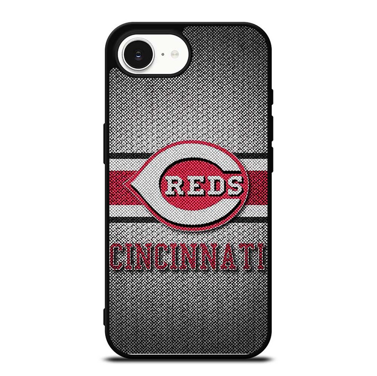 CINCINNATI RED MLB BASEBALL METAL iPhone 16e Case Cover