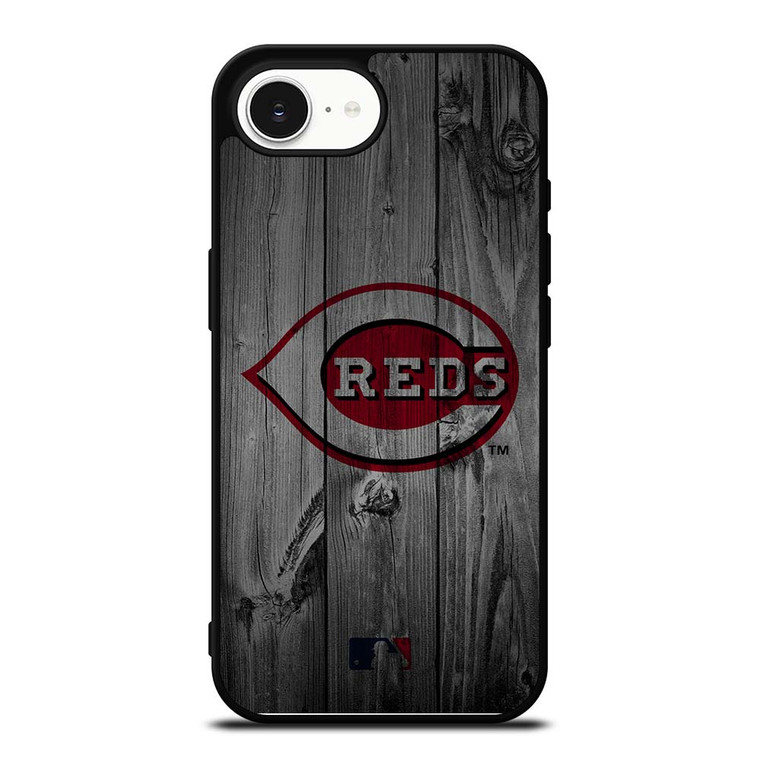 CINCINNATI REDS BASEBALL MLB WOOD LOGO iPhone 16e Case Cover