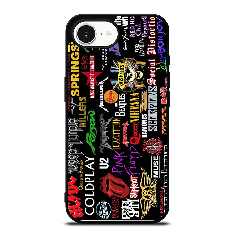 CLASSIC ROCK BAND COLLAGE iPhone 16e Case Cover