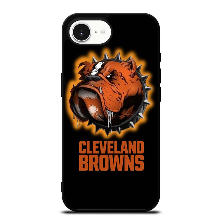 CLEVELAND BROWNS FOOTBALL LOGO DAWG POUND MASCOT iPhone 16e Case Cover