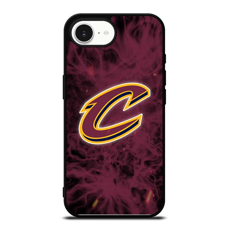 CLEVELAND CAVALIERS BASKETBALL NBA FIRE iPhone 16e Case Cover