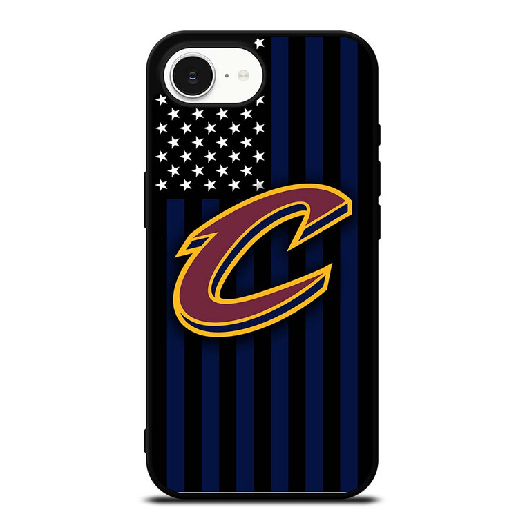 CLEVELAND CAVALIERS NBA USA FLAG iPhone 16e Case Cover