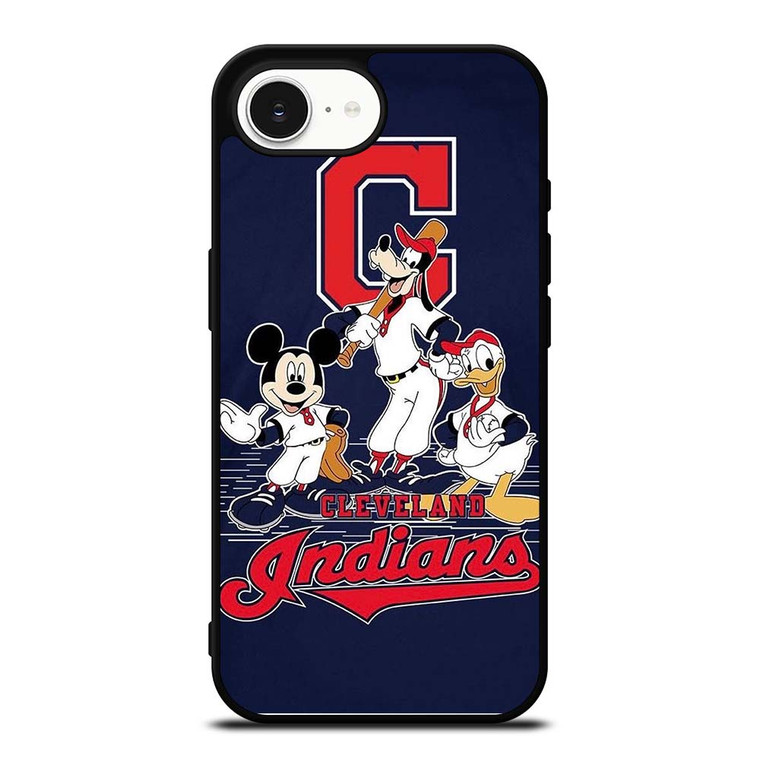 CLEVELAND INDIANS BASEBALL DISNEY MICKEY DONALD GOOFY iPhone 16e Case Cover