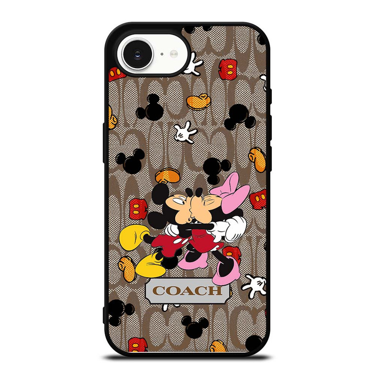COACH MICKEY MINNIE MOUSE KISS iPhone 16e Case Cover