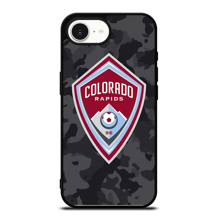 COLORADO RAPIDS MLS BLACK CAMO iPhone 16e Case Cover