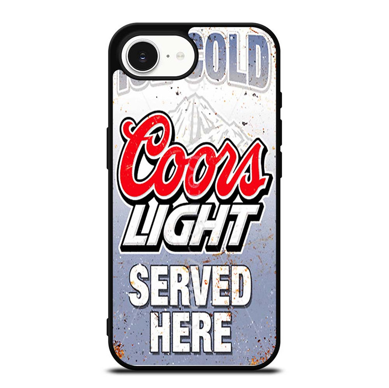 COORS LIGHT BEER ICE GOLD iPhone 16e Case Cover