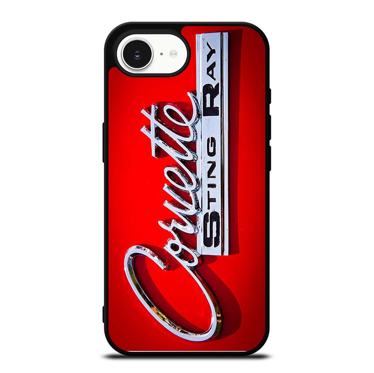 CORVETTE STINGRAY RED EMBLEM iPhone 16e Case Cover