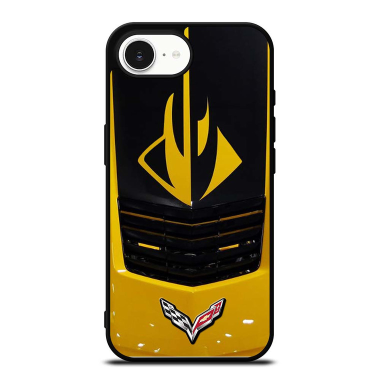CORVETTE STINGRAY YELLOW GRILLES iPhone 16e Case Cover