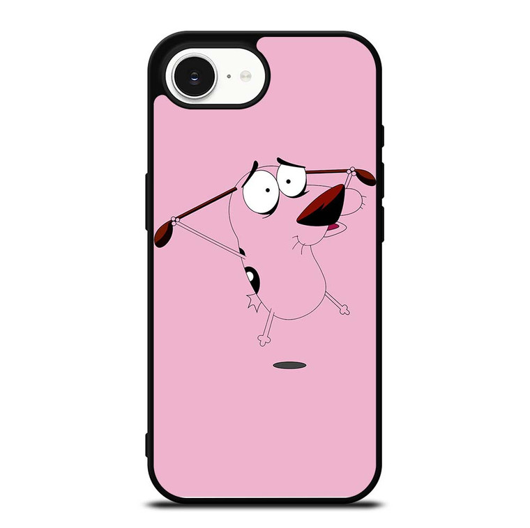 COURAGE THE COWARDLY DOG FLAT iPhone 16e Case Cover