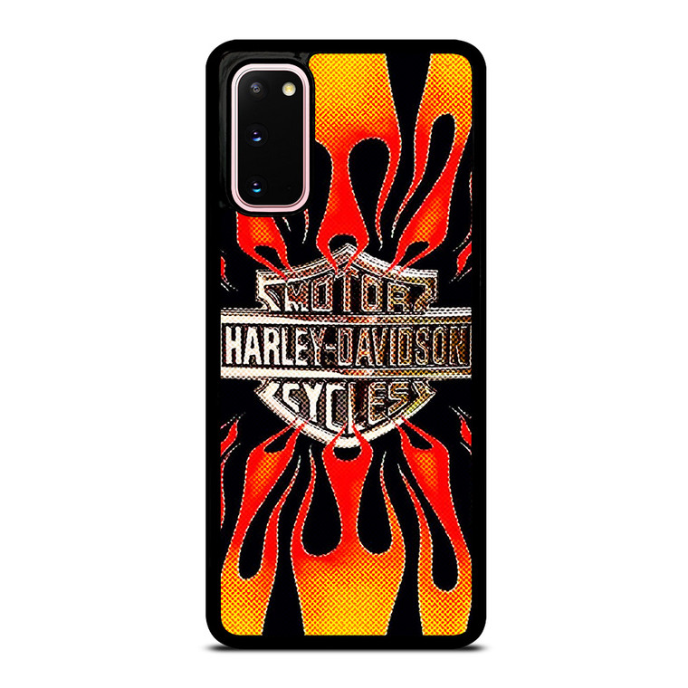 HARLAY DAVIDSON MOTOR FIRE LOGO Samsung Galaxy S20 Case Cover