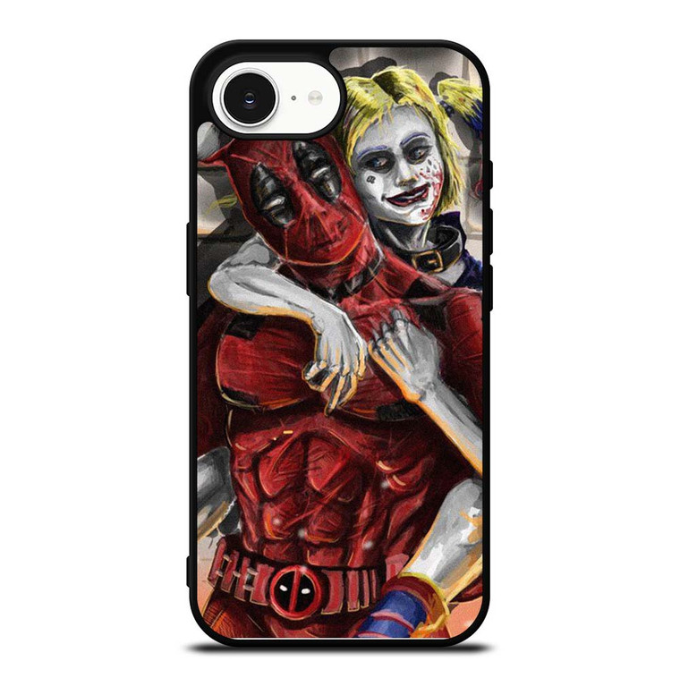 DEADPOOL HARLEY QUINN ART iPhone 16e Case Cover