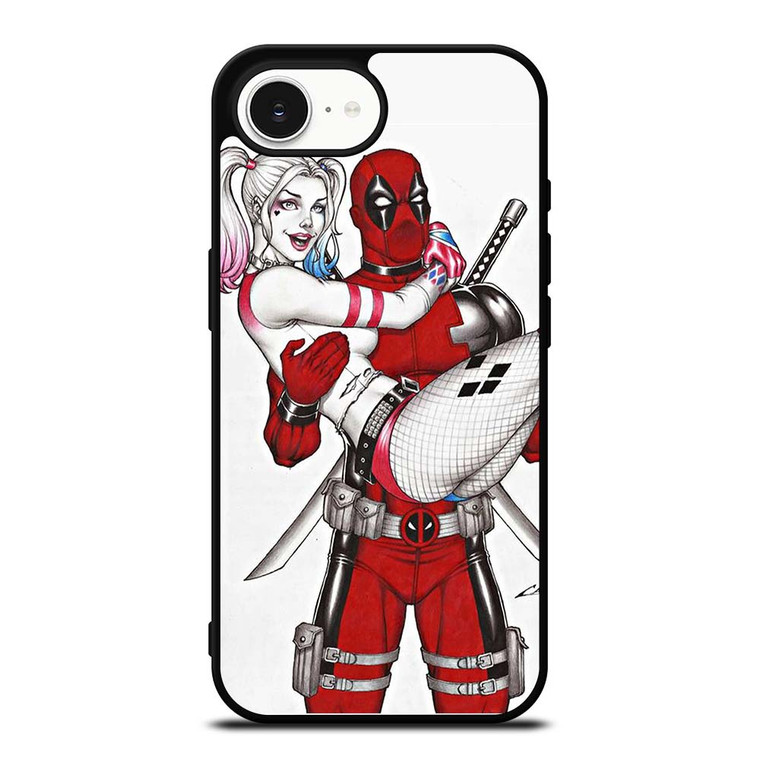 DEADPOOL HARLEY QUINN CARTOON iPhone 16e Case Cover