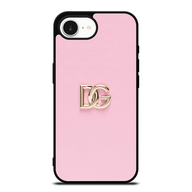 DOLCE AND GABBANA PINK LOGO iPhone 16e Case Cover