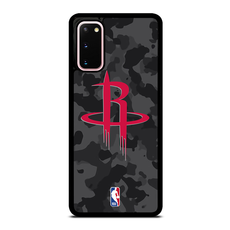 HOUSTON ROCKETS BLACK CAMO Samsung Galaxy S20 Case Cover
