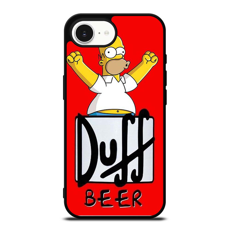 DUFF BEER THE SIMPSONS CARTOON 4 iPhone 16e Case Cover