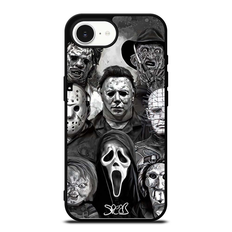 FAMOUS HORROR COLLAGE iPhone 16e Case Cover
