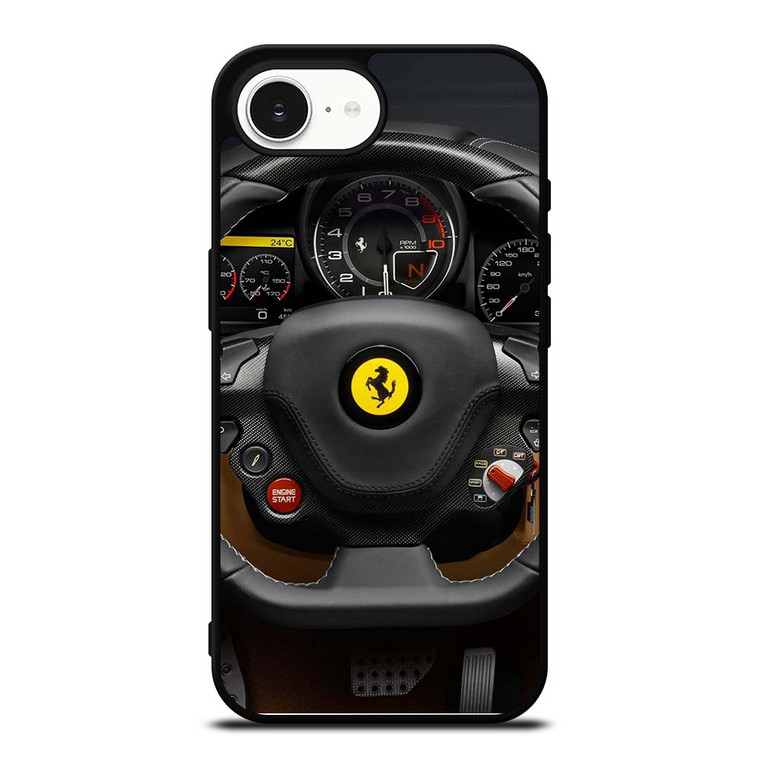 FERRARI STEERING WHEEL iPhone 16e Case Cover