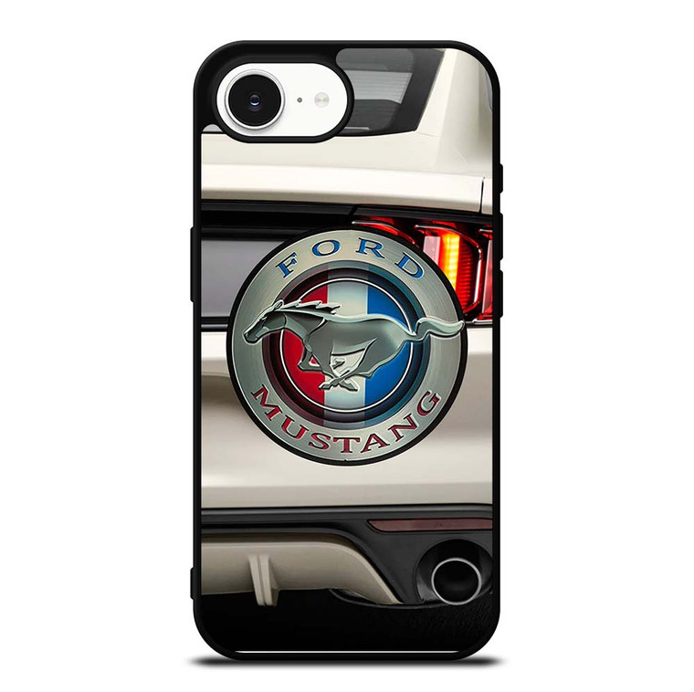 FORD MUSTANG CAR LOGO WHITE iPhone 16e Case Cover