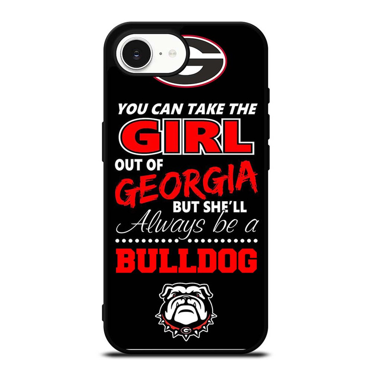 GEAORGIA BULLDOGS FOOTBALL GIRL iPhone 16e Case Cover