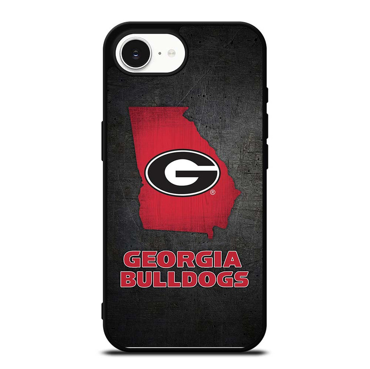 GEORGIA BULLDOGS SYMBOL METAL iPhone 16e Case Cover