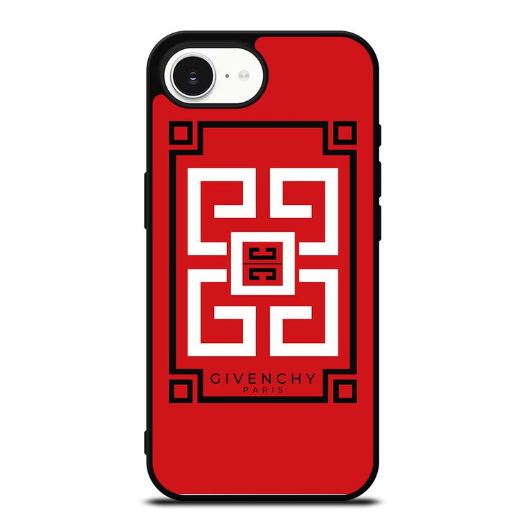 GIVENCHY PARIS ART LOGO RED iPhone 16e Case Cover