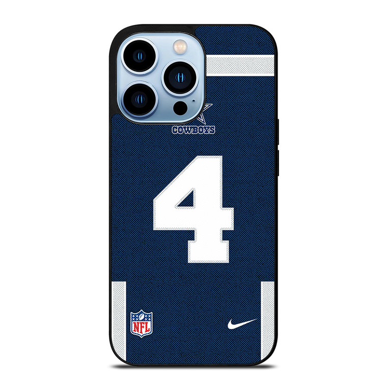 DALLAS COWBOYS DAK PRESCOTT 4 NFL NIKE iPhone 13 Pro Max Case Cover