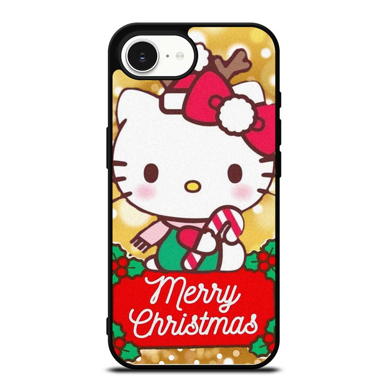 HELLO KITTY MERRY CHRISTMAS GOLD iPhone 16e Case Cover