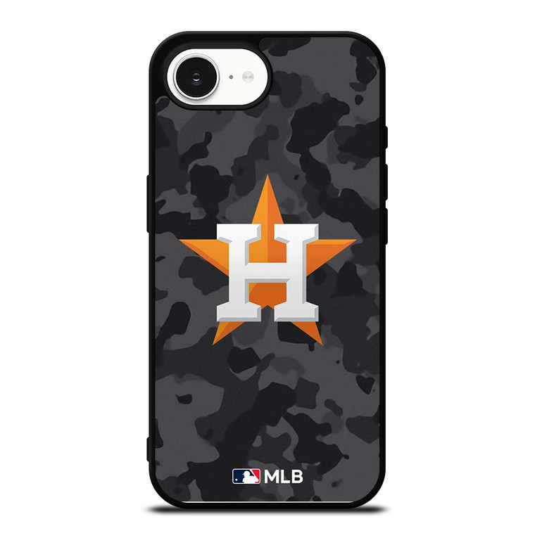 HOUSTON ASTROS BASEBALL BLACK CAMO iPhone 16e Case Cover
