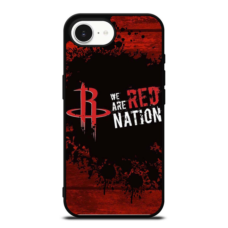 HOUSTON ROCKETS NBA WE ARE RED NATION iPhone 16e Case Cover