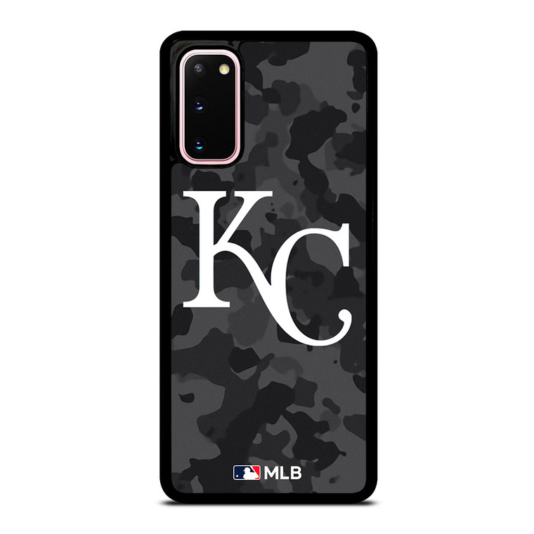 KANSAS CITY ROYALS BASEBALL BLACK CAMO Samsung Galaxy S20 Case Cover