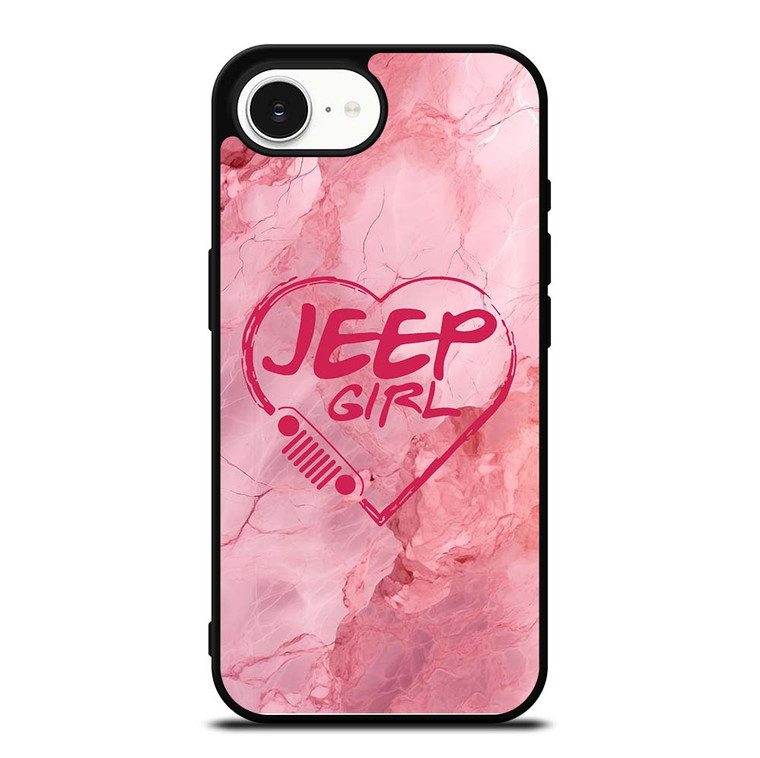 JEEP GIRL LOGO LOVE MARBLE iPhone 16e Case Cover